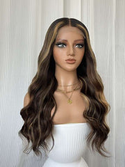Side view of Summer Ombre ombre wig on mannequin