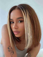 Model wearing Echo Ombre Blonde Bob Wig – front view