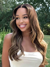 Summer Ombre Blonde Highlights Body Wave Human Hair Wig – Glueless HD Lace Indian Virgin Hair Wig - MillionWig