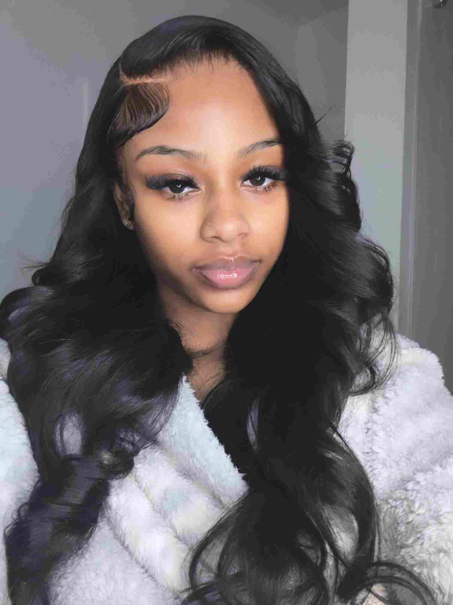 Missy Human Hair Wig with Bangs 13X6 HD Lace Front Wig