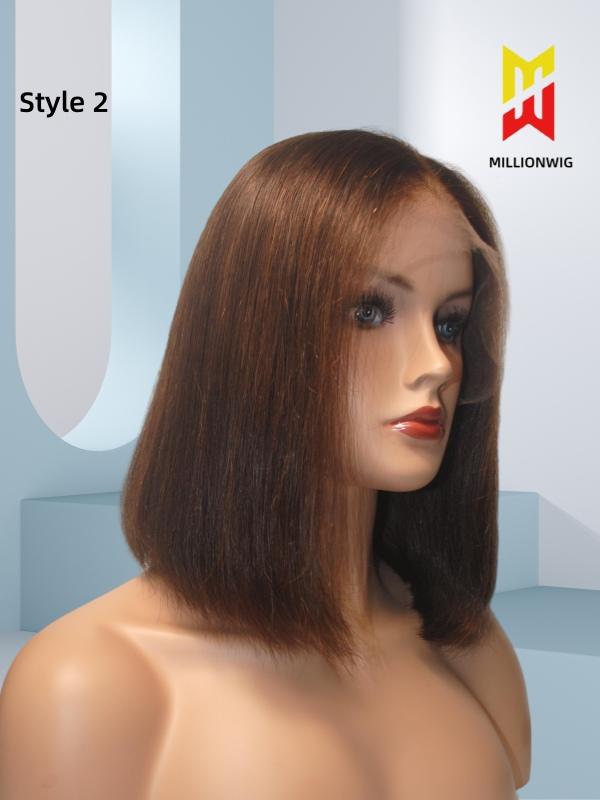 Bonnie Human Hair Bob Wig Glueless HD Lace Front