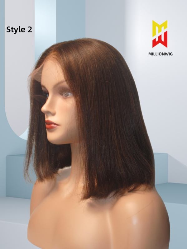 Bonnie Human Hair Bob Wig Glueless HD Lace Front