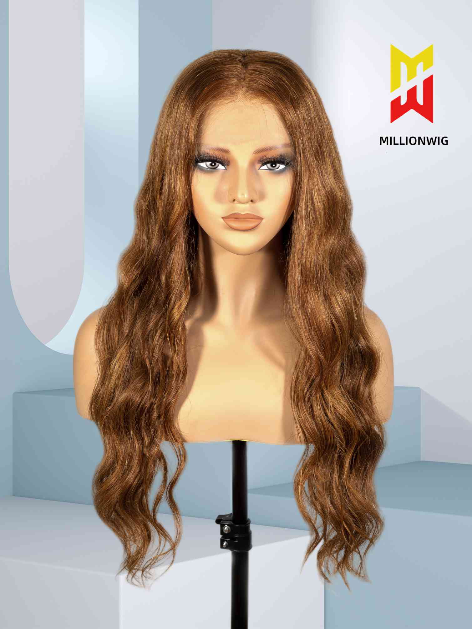 Lily Brown Wigs with Highlights Plucked & Bleached Glueless HD Lace Wig