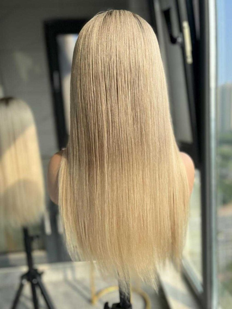 Amanda Blonde Wavy Human Hair Wig – HD Lace Front Glueless Wig | European Human Hair (16–30 Inch) - MillionWig