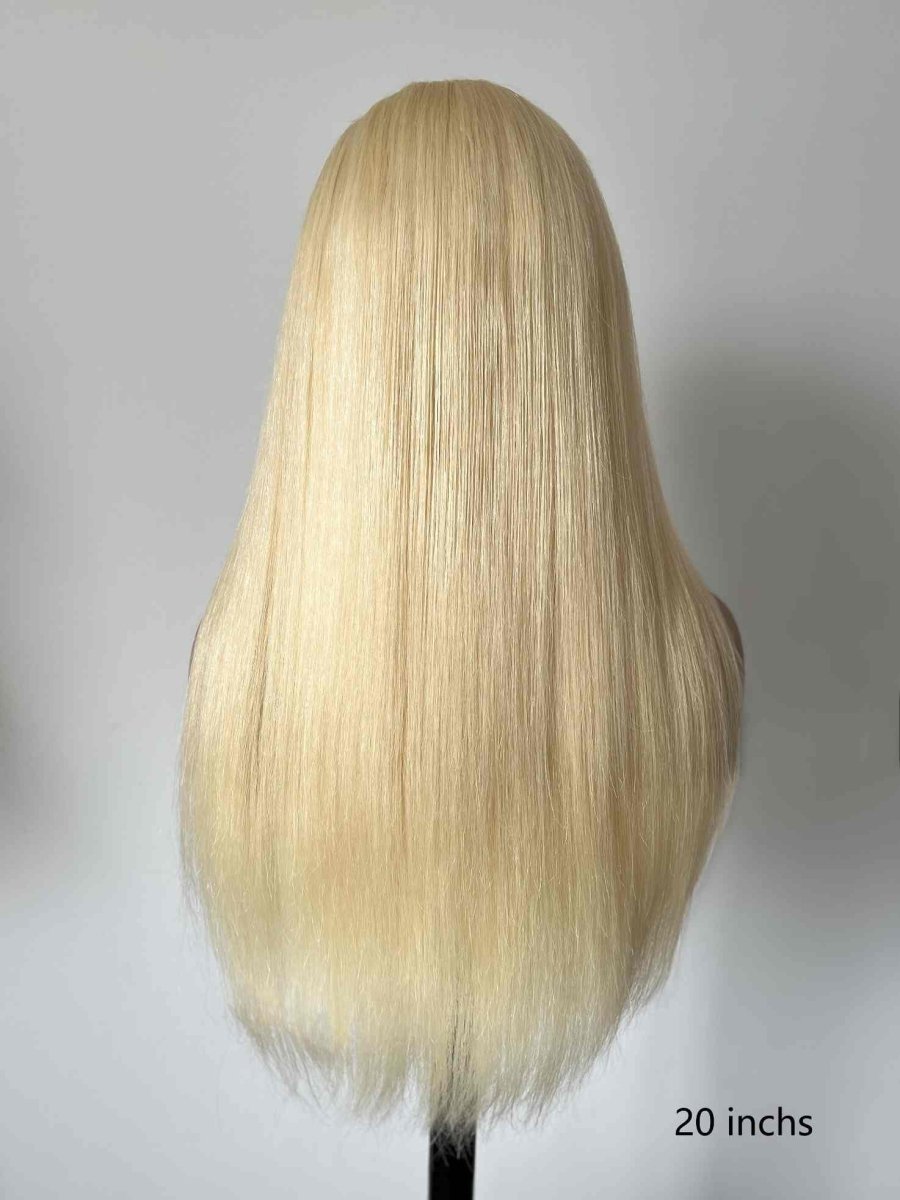 Aurelia 613 Blonde Straight Human Hair Wig – Glueless HD Lace Brazilian Virgin Hair Wig - MillionWig