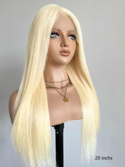 Aurelia 613 Blonde Straight Human Hair Wig – Glueless HD Lace Brazilian Virgin Hair Wig - MillionWig