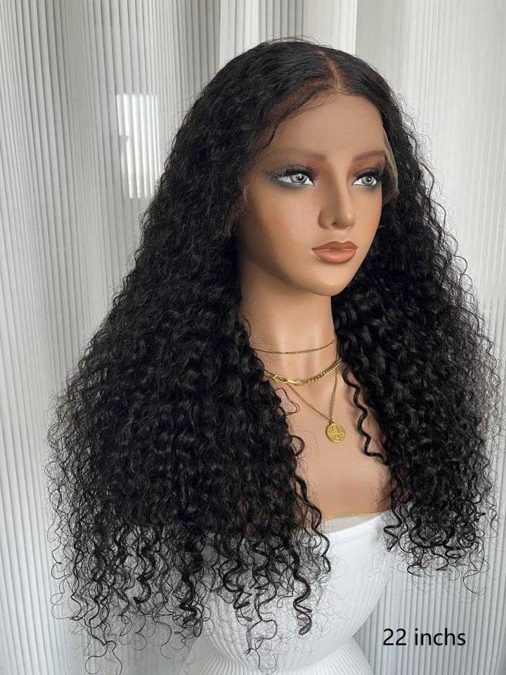 Cynthia Curly Human Hair Wig – HD Lace Front Glueless Wig | Natural Hairline (16–30 Inch) - MillionWig